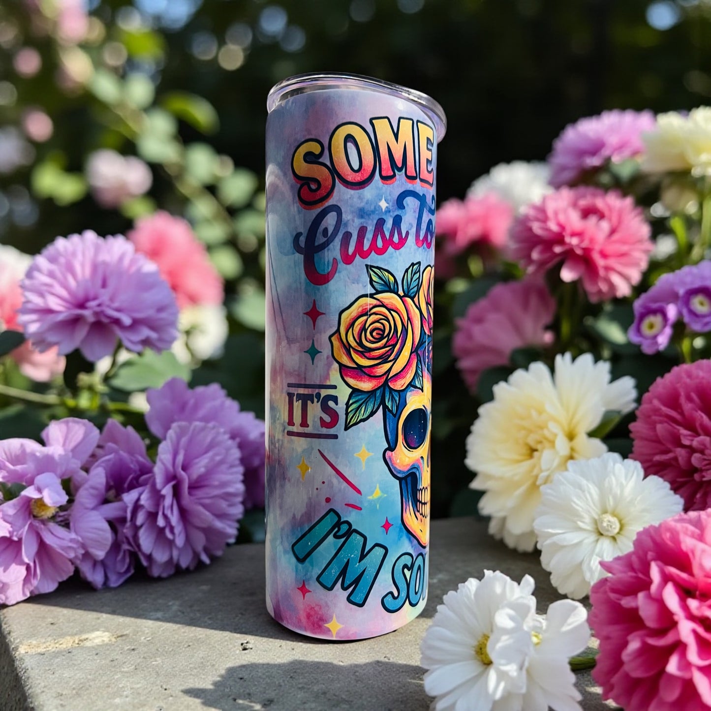 FUNNY PRINT MOM 20OZ CUSTOM TUMBLER