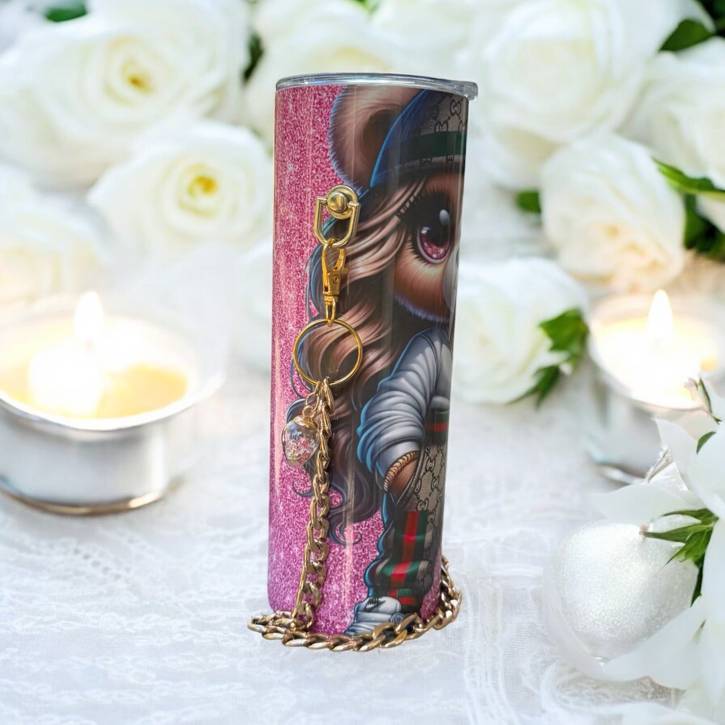 GUCCI BEAR CUSTOM 20OZ PURSE TUMBLER