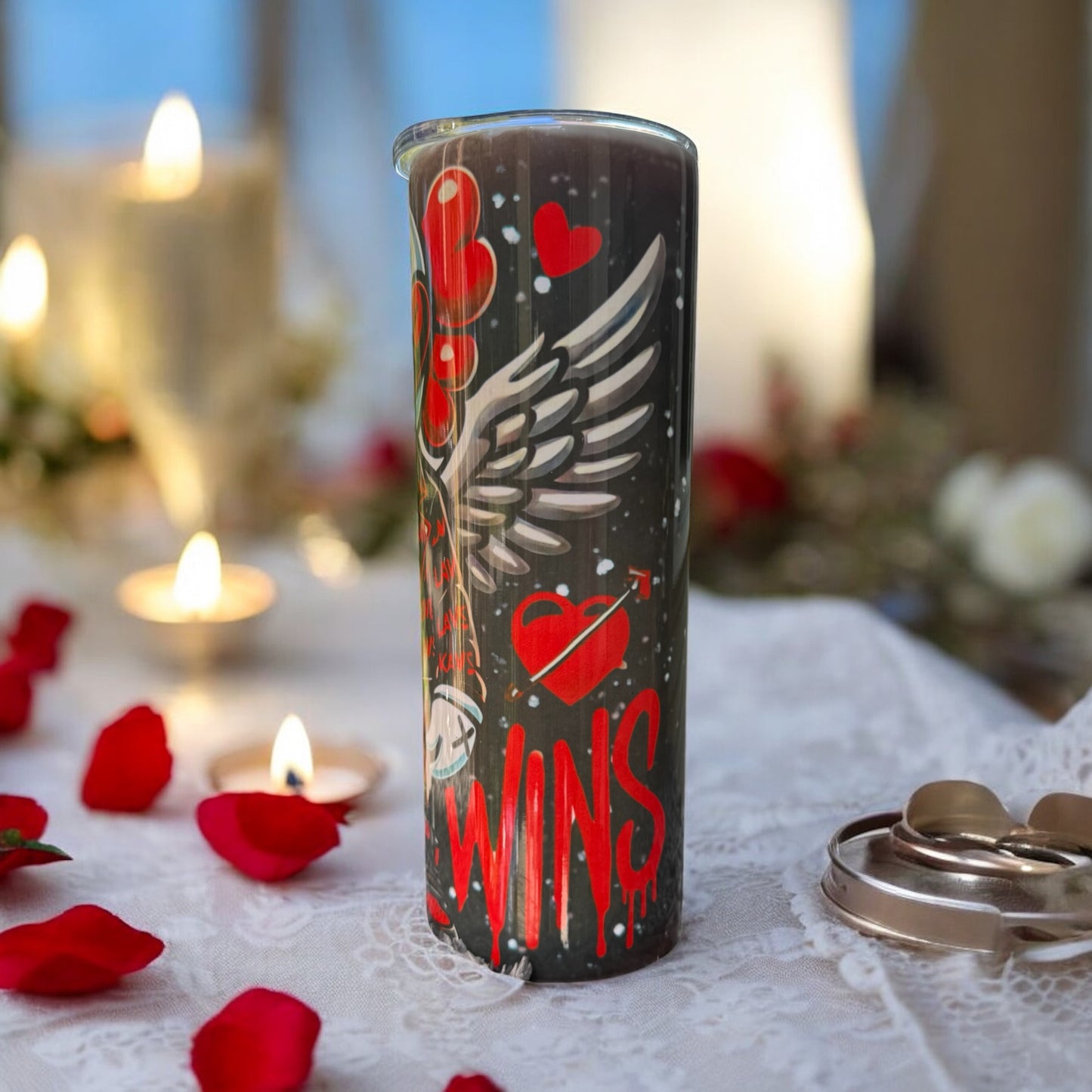 "LOVE WINS" CUSTOM 20OZ TUMBLER