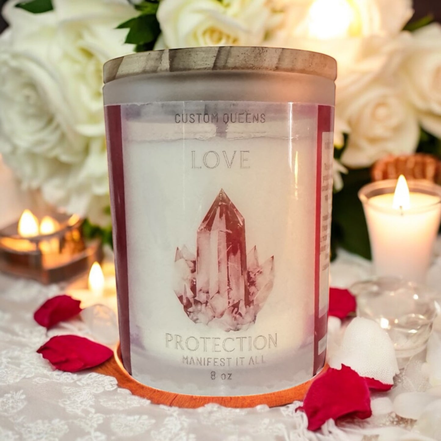 CUSTOM MADE SCENTED MANIFESTATION CANDLES