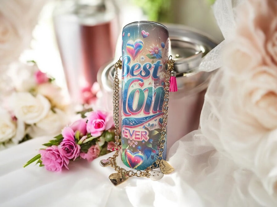 BEST MOM EVER PRINT 20OZ CUSTOM PURSE TUMBLER