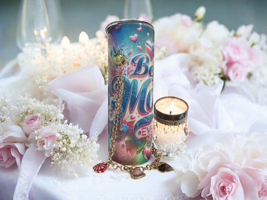 BEST MOM EVER PRINT 20OZ CUSTOM PURSE TUMBLER