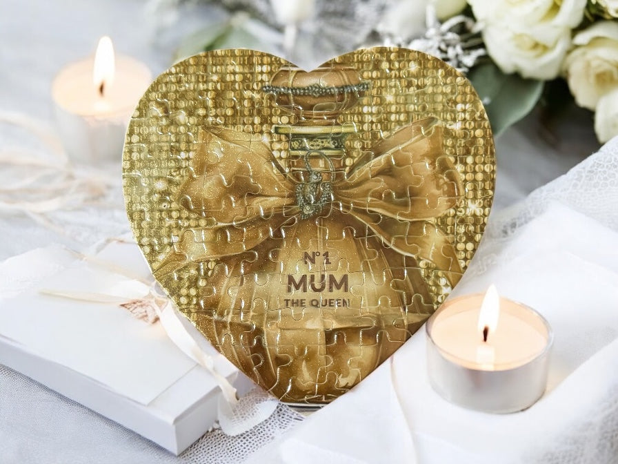 CUSTOM HEART SHAPE #1 MUM PUZZLE