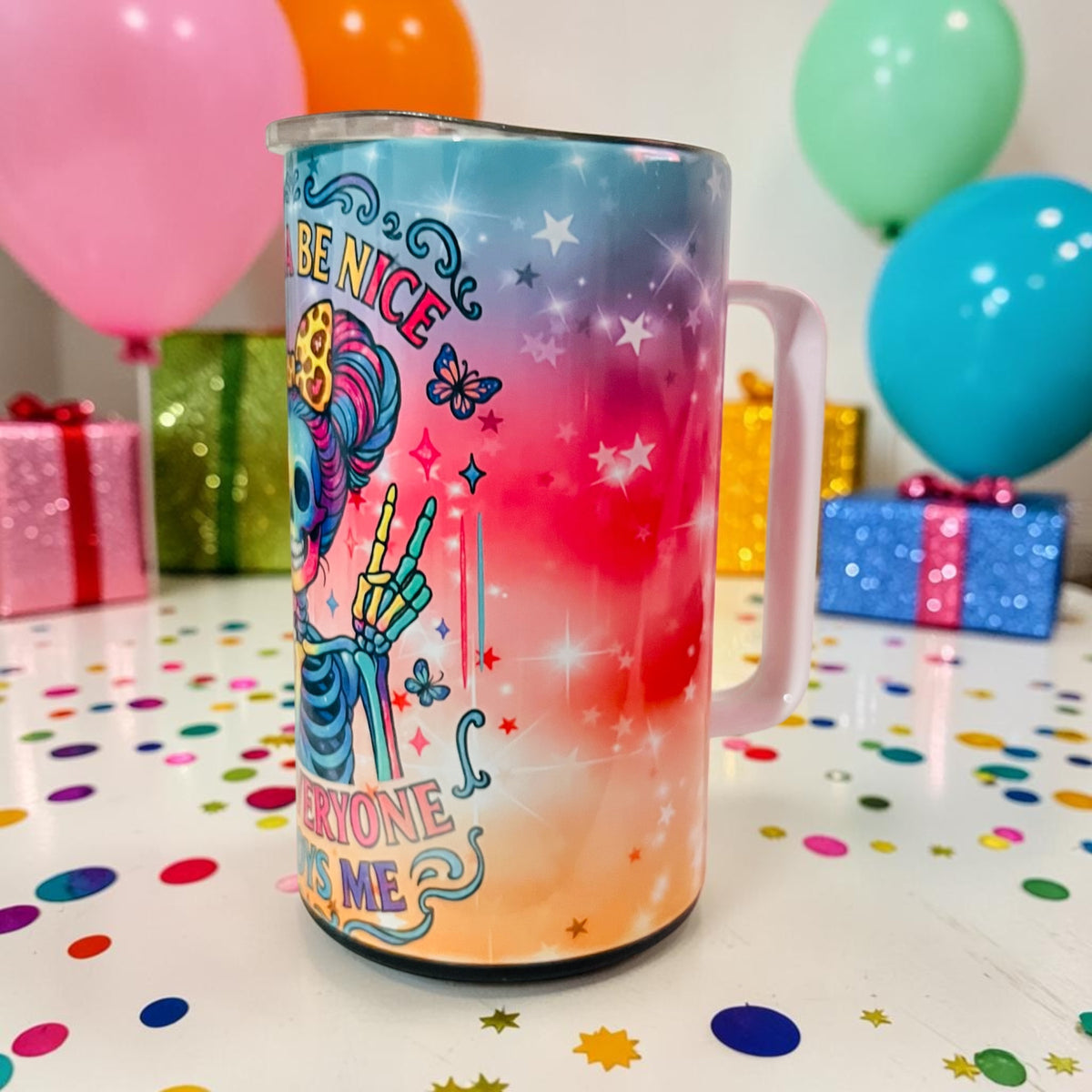 CUSTOM FUNNY PRINT 120Z INSULATED TUMBLER9