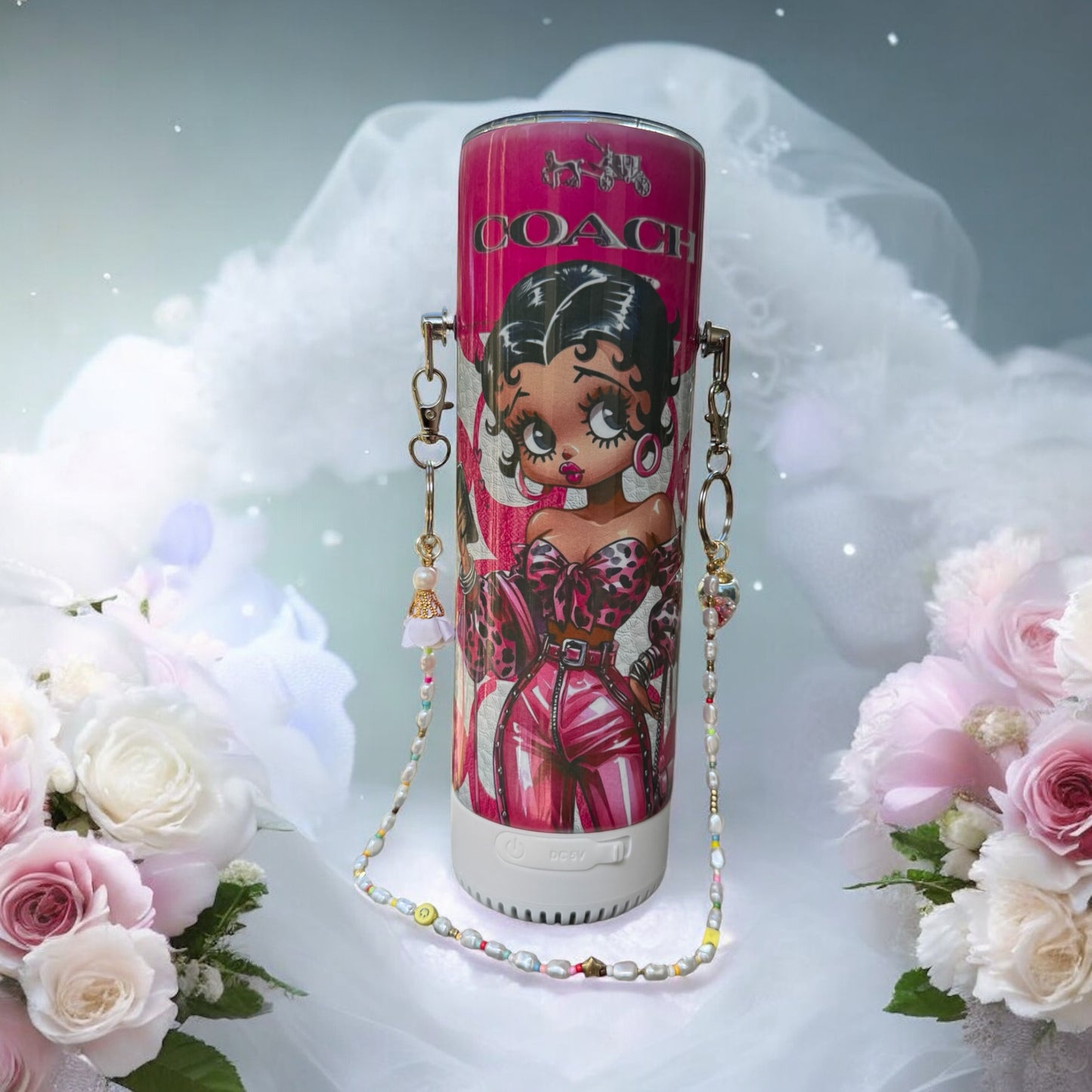 COACH BETTY CUSTOM BLUETOOTH SPEAKER PURSE TUMBLER