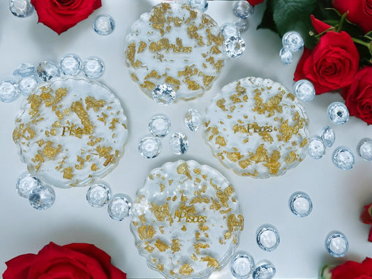 CUSTOM ZODIAC RESIN COASTER SET