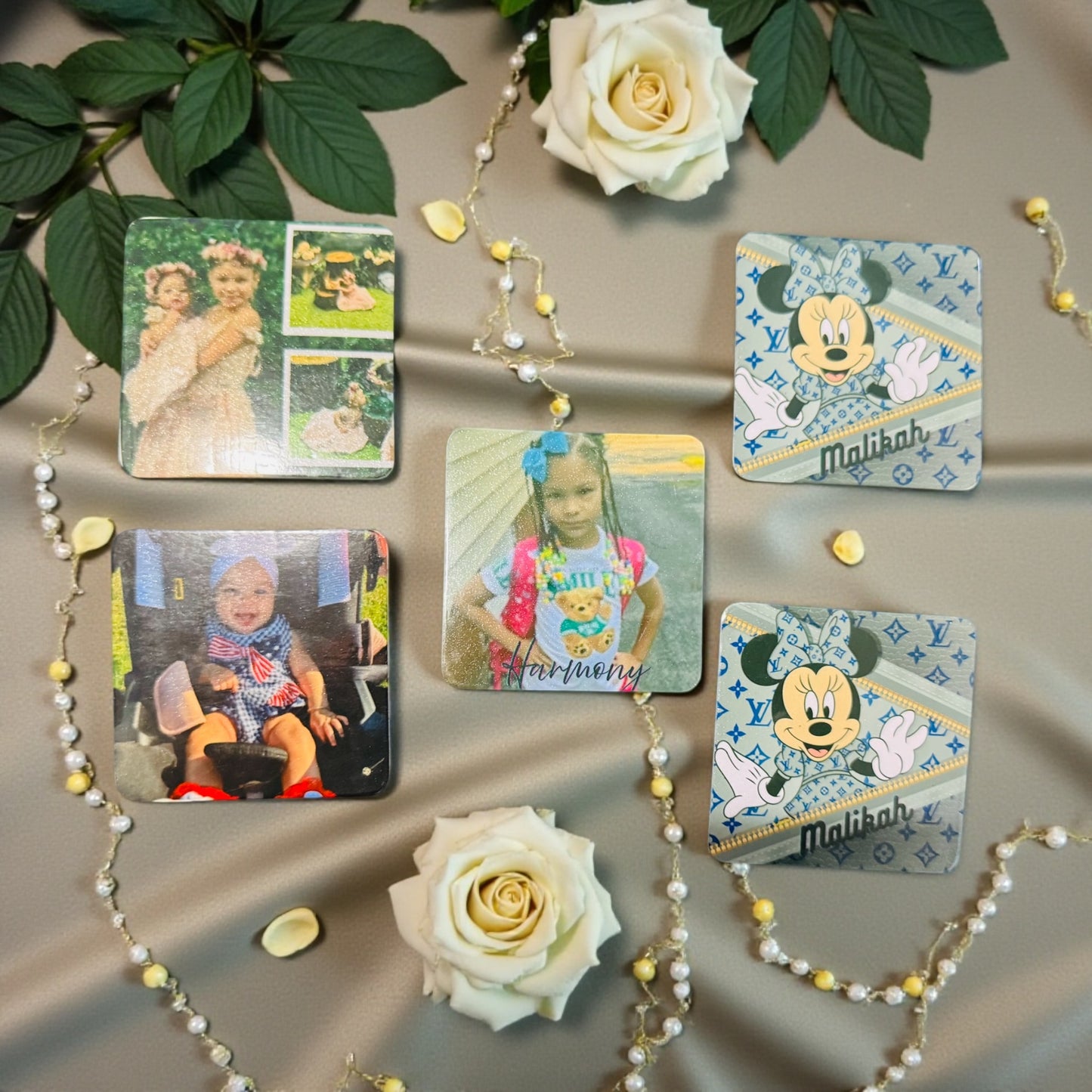 CUSTOM PERSONALIZED FRIDGE MAGNET SET