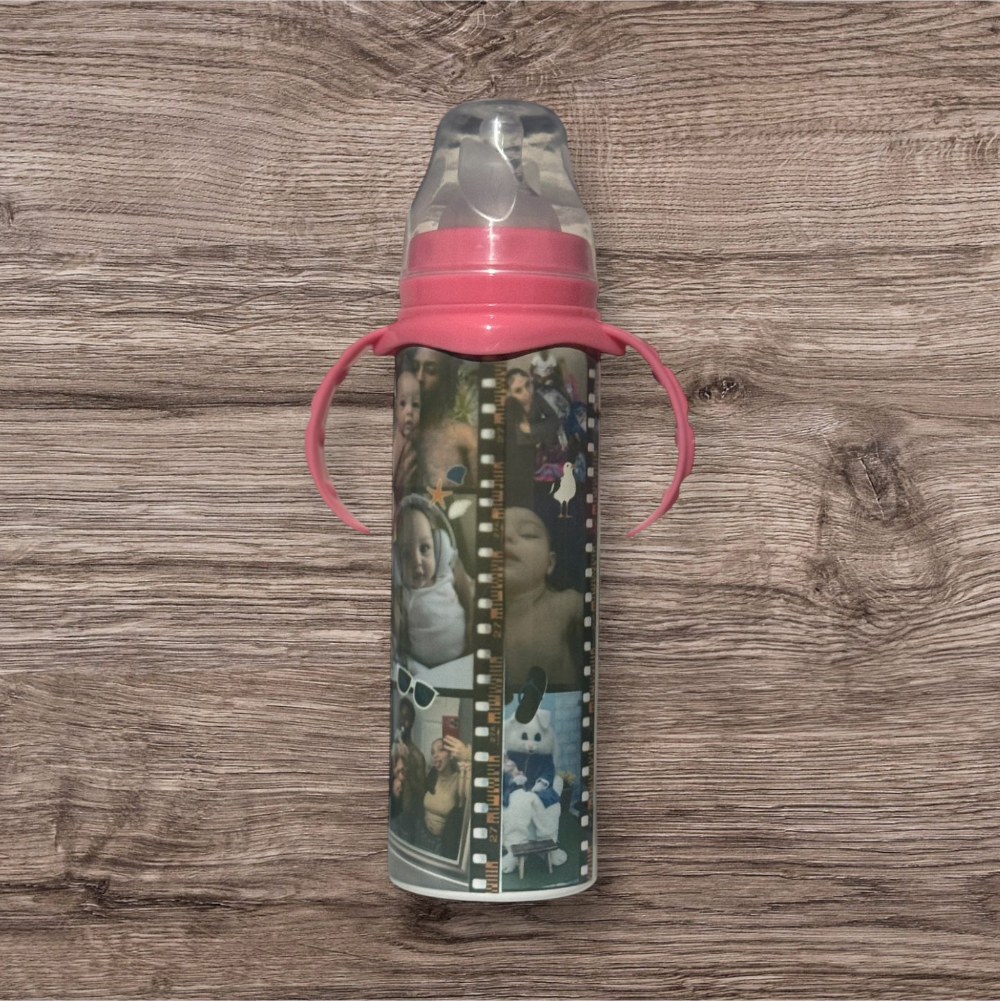 CUSTOM PICTURE 8OZ BABY BOTTLE TUMBLER