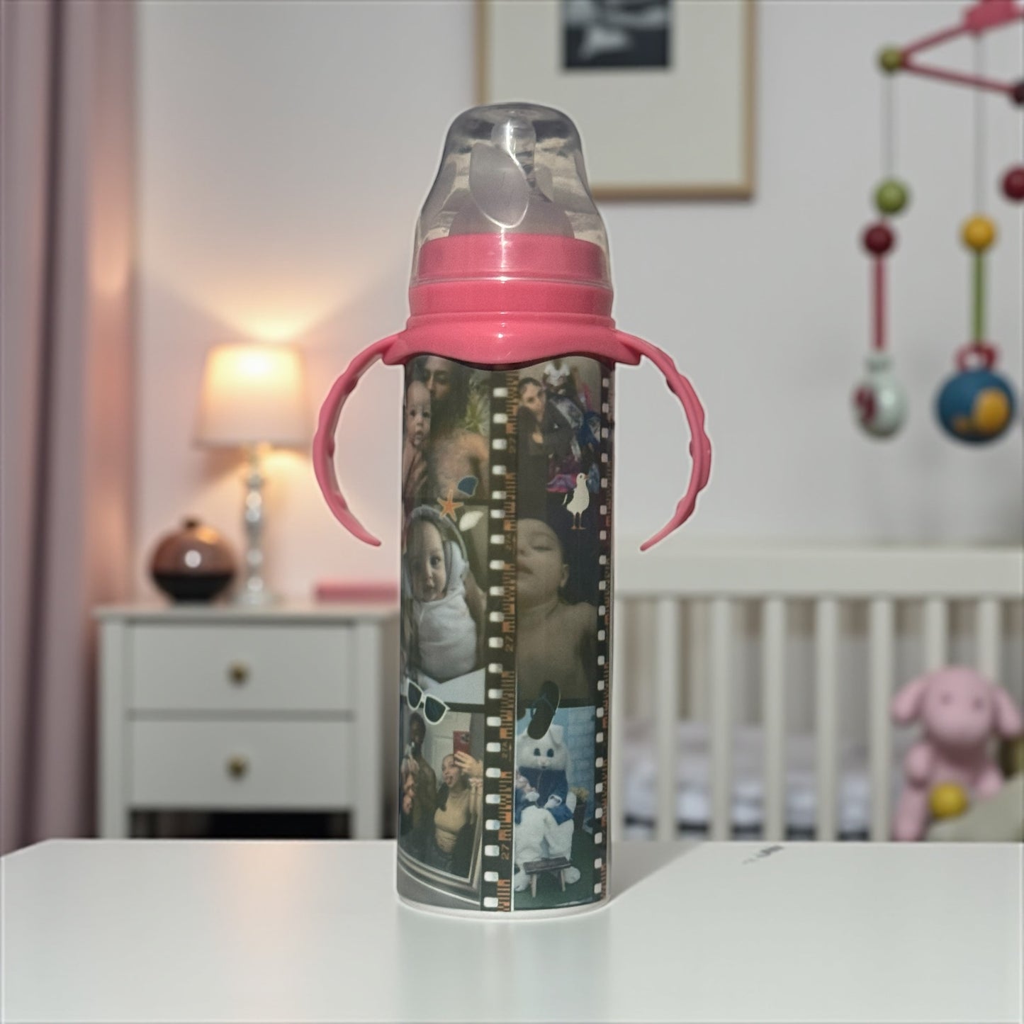 CUSTOM PICTURE 8OZ BABY BOTTLE TUMBLER