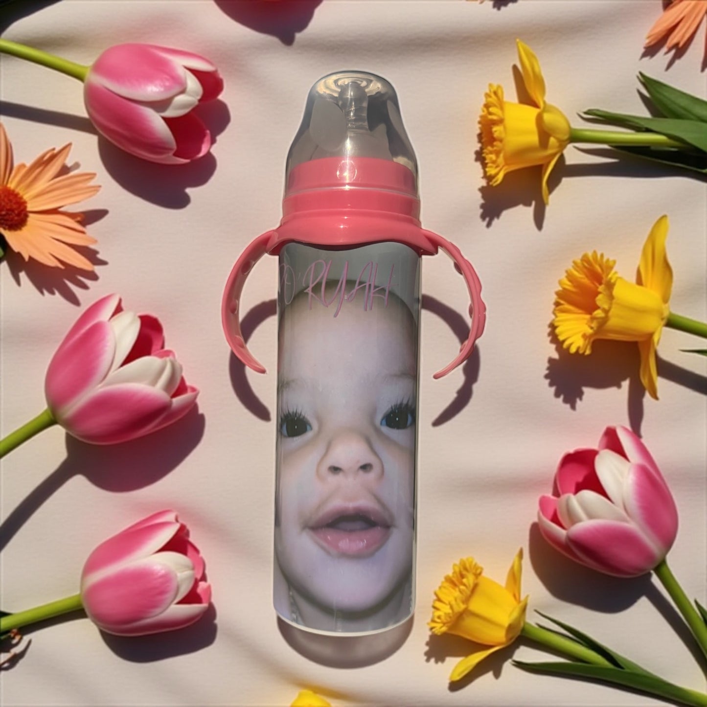 CUSTOM PICTURE 8OZ BABY BOTTLE TUMBLER