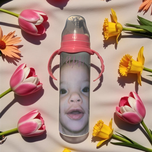 CUSTOM PICTURE 8OZ BABY BOTTLE TUMBLER