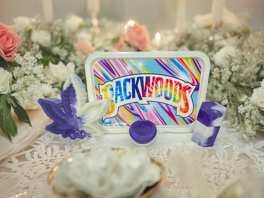 CUSTOM BACKWOOD ROLLING TRAY SET