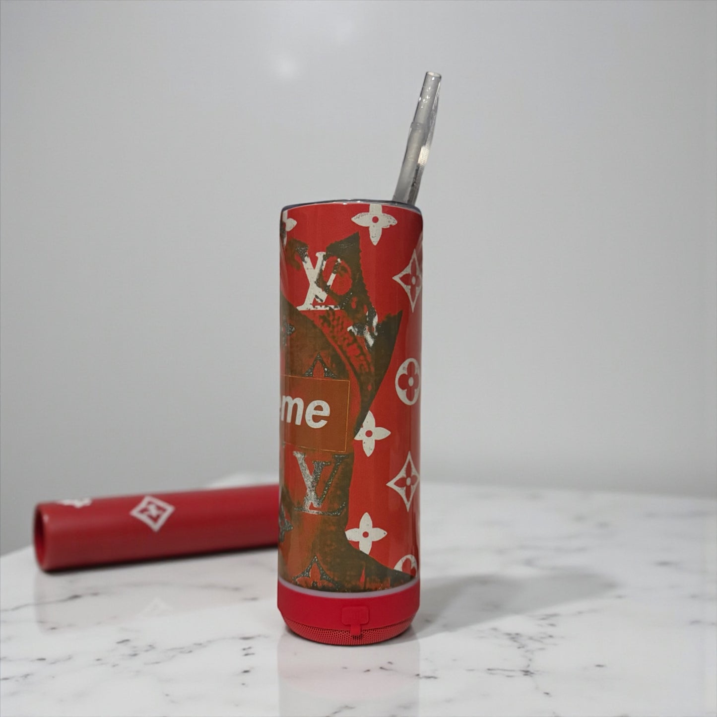 BIGGIE LV 20OZ BLUETOOTH SPEAKER TUMBLER