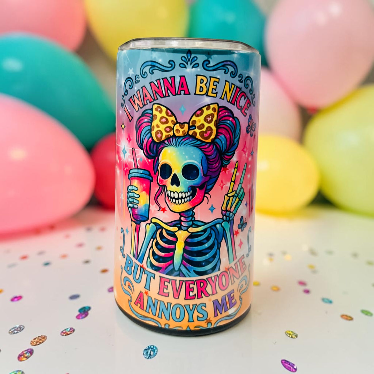 CUSTOM FUNNY PRINT 120Z INSULATED TUMBLER9
