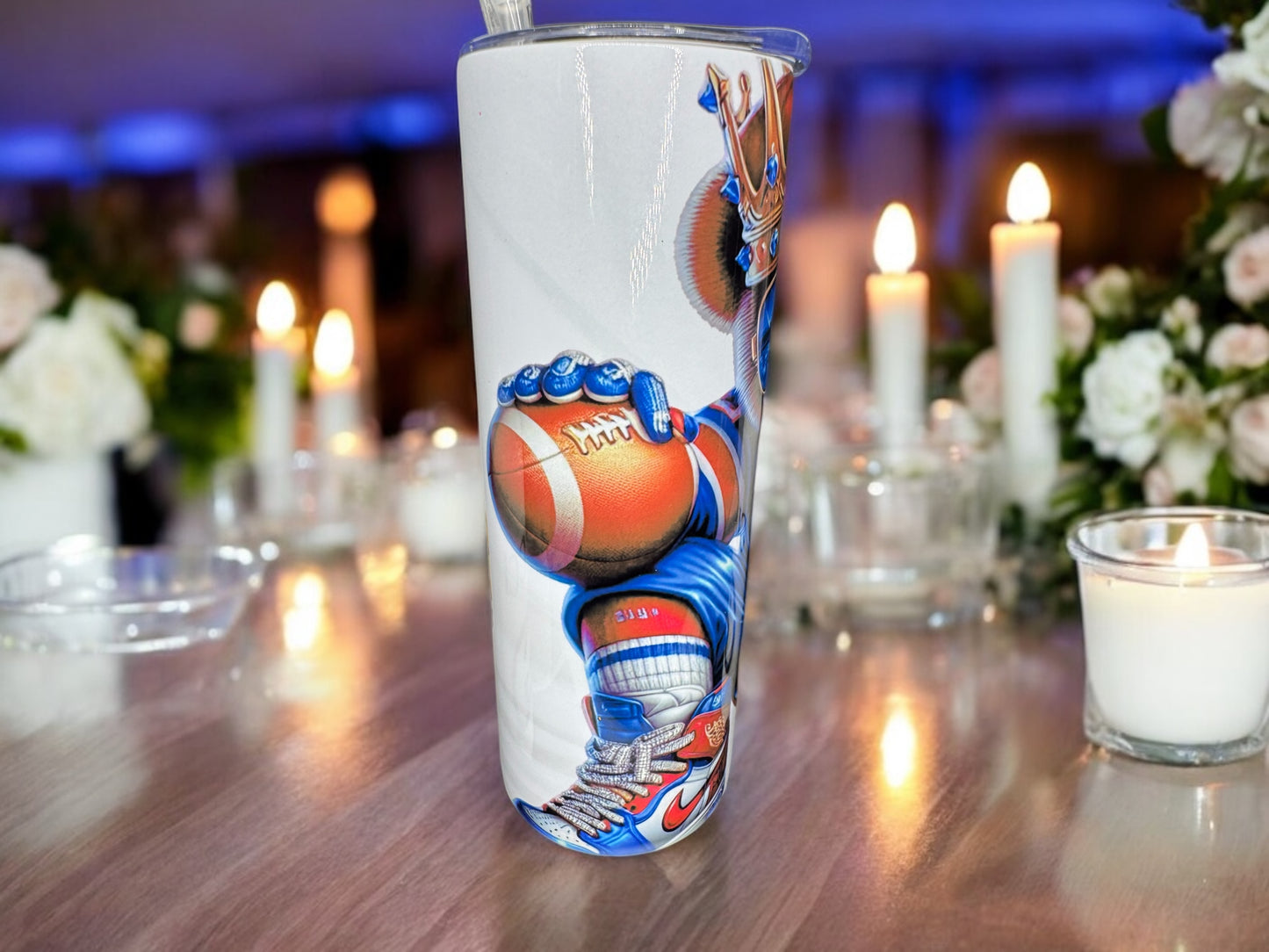 TEAM BEAR PRINT 20OZ TUMBLER