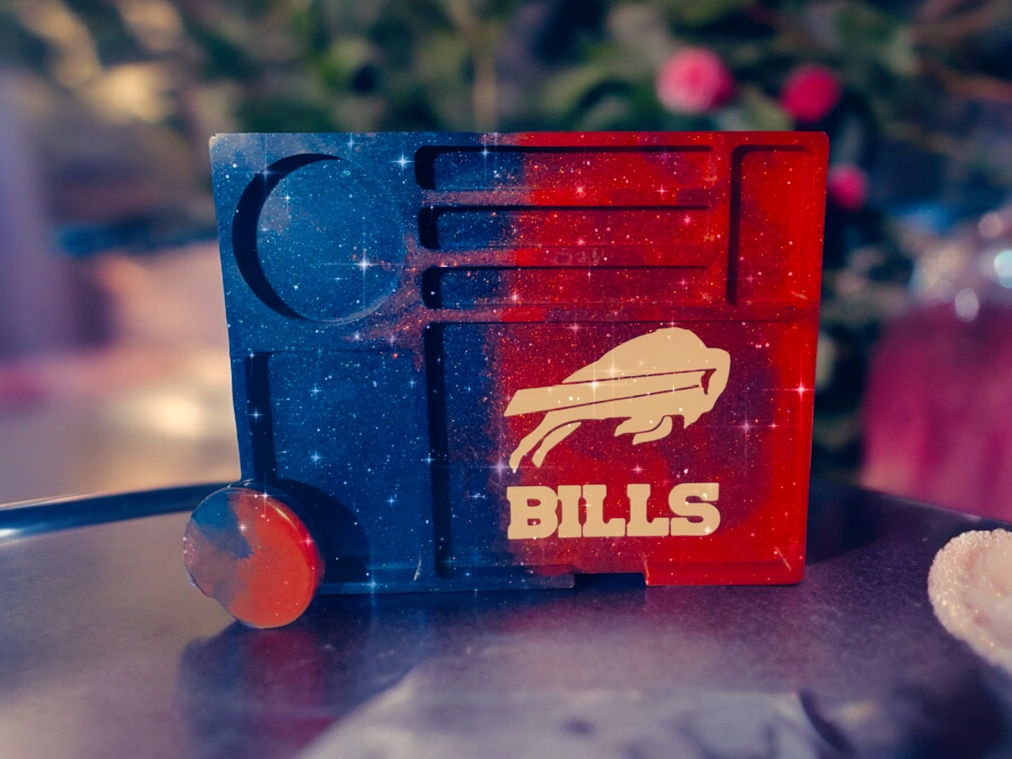 CUSTOM SPORTS TEAM RESIN ROLLING TRAY SET