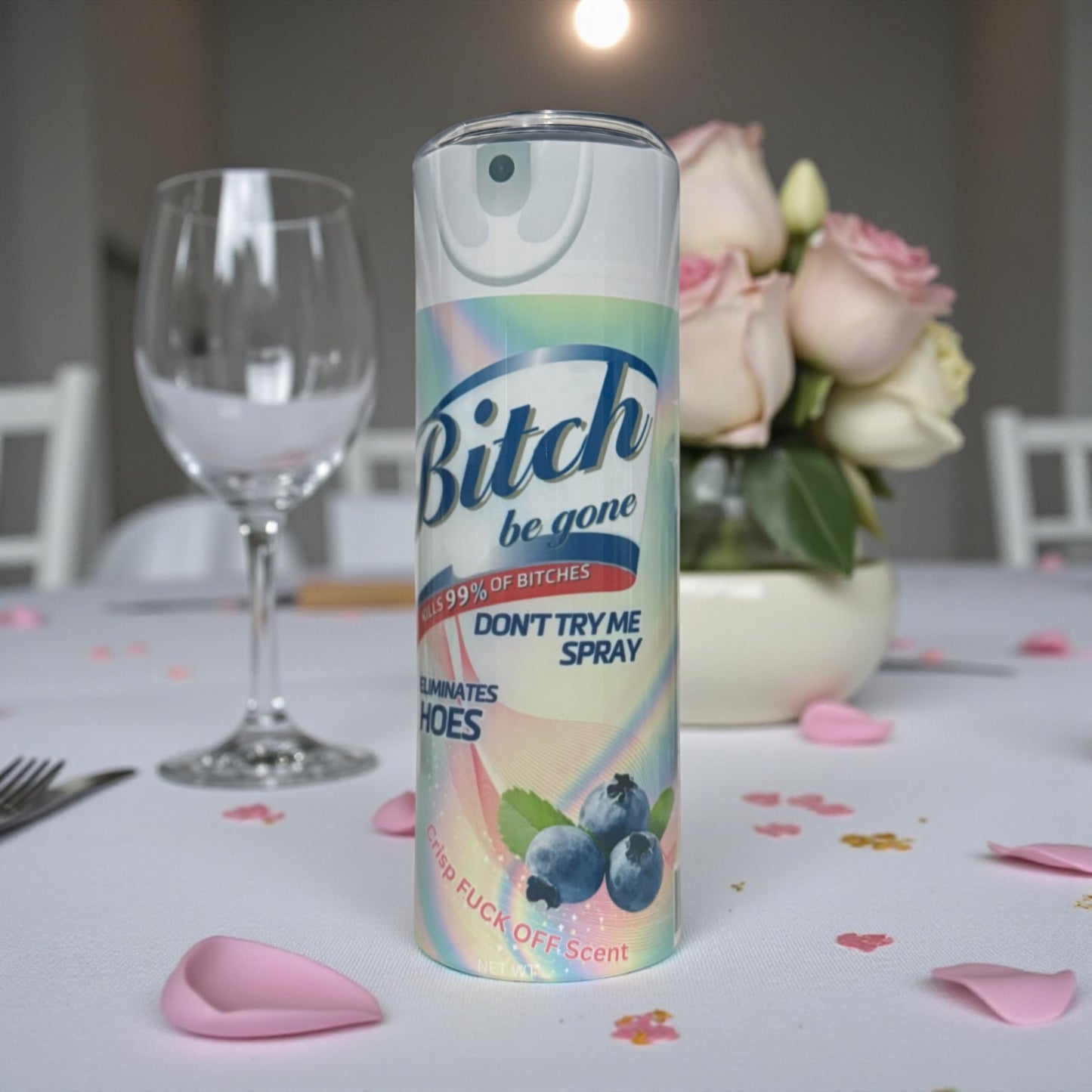 BITCH BE GONE SPRAY PRINT 20OZ TUMBLER