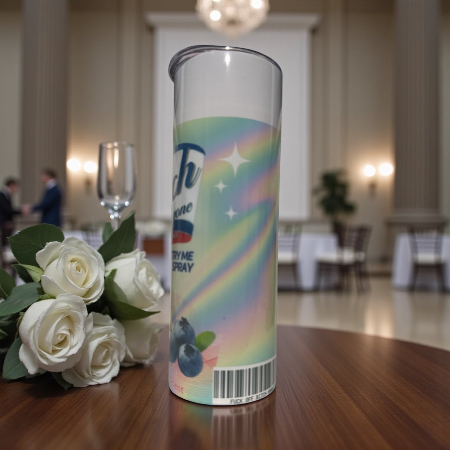 BITCH BE GONE SPRAY PRINT 20OZ TUMBLER