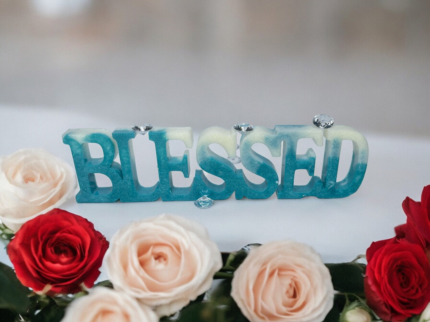 CUSTOM GLOW IN THE DARK BLESSED SIGN