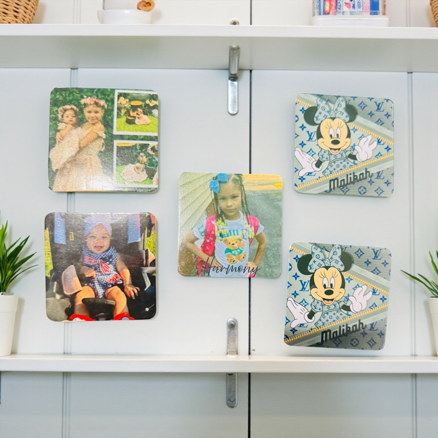CUSTOM PERSONALIZED FRIDGE MAGNET SET
