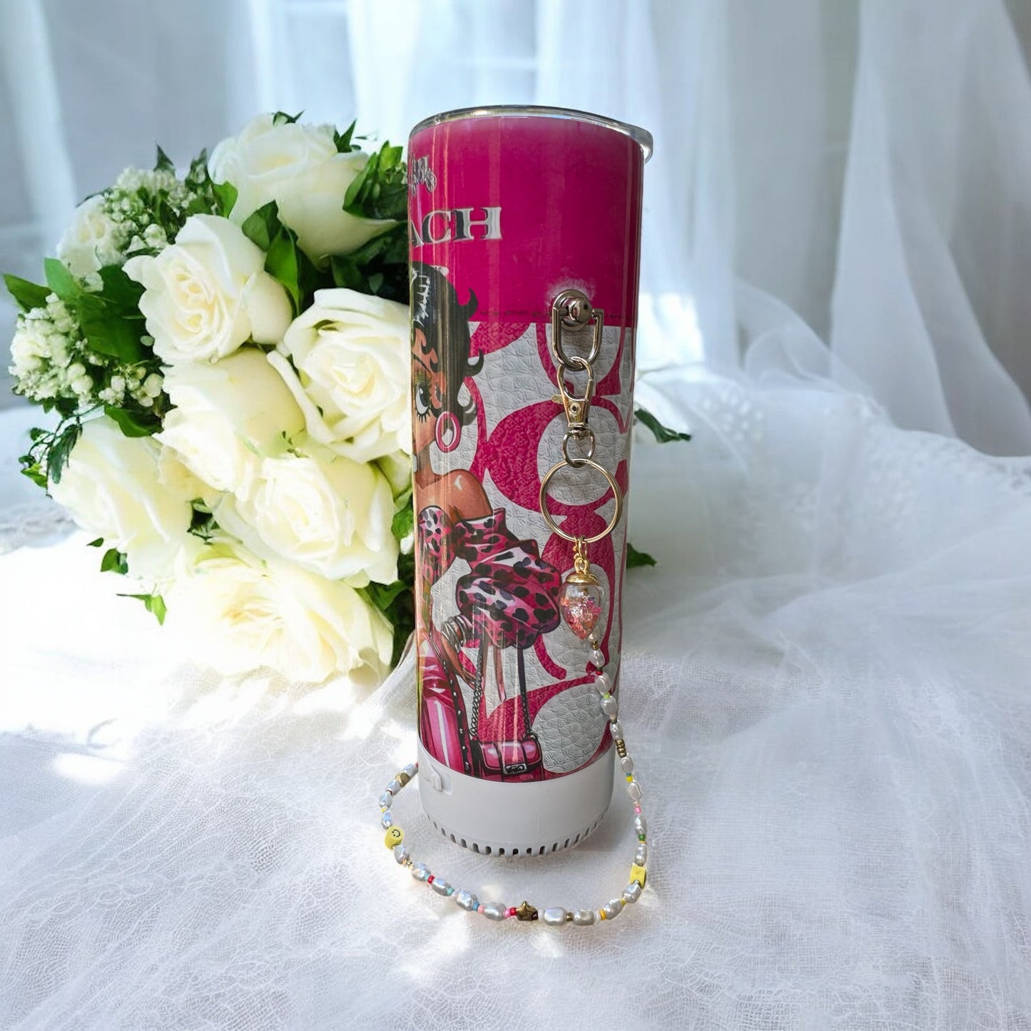 COACH BETTY CUSTOM BLUETOOTH SPEAKER PURSE TUMBLER