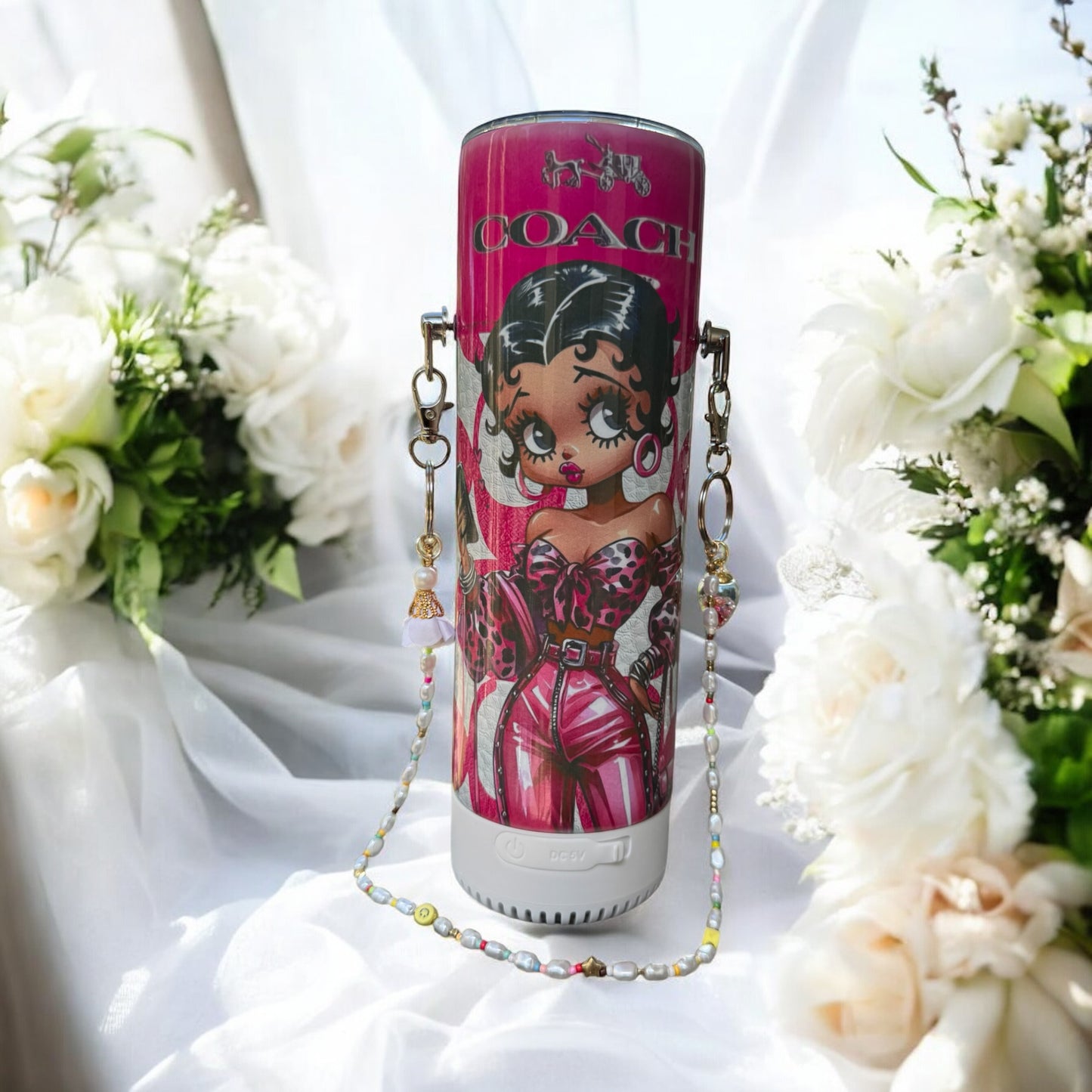 COACH BETTY CUSTOM BLUETOOTH SPEAKER PURSE TUMBLER