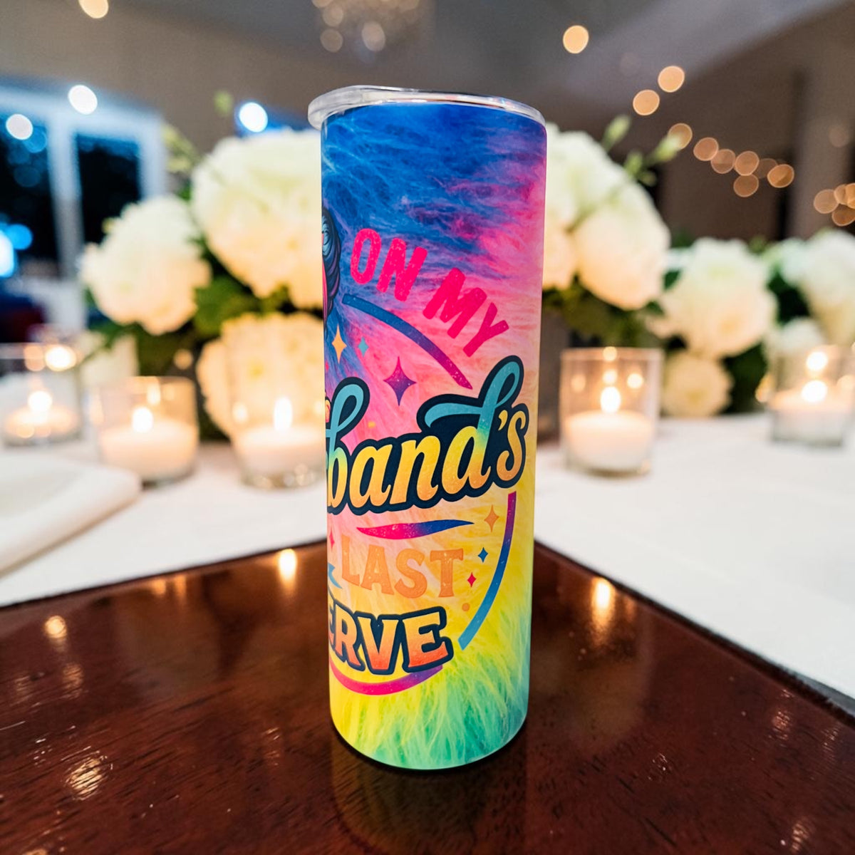 CUSTOM FUNNY MARRAIGE PRINT 20OZ TUMBLER
