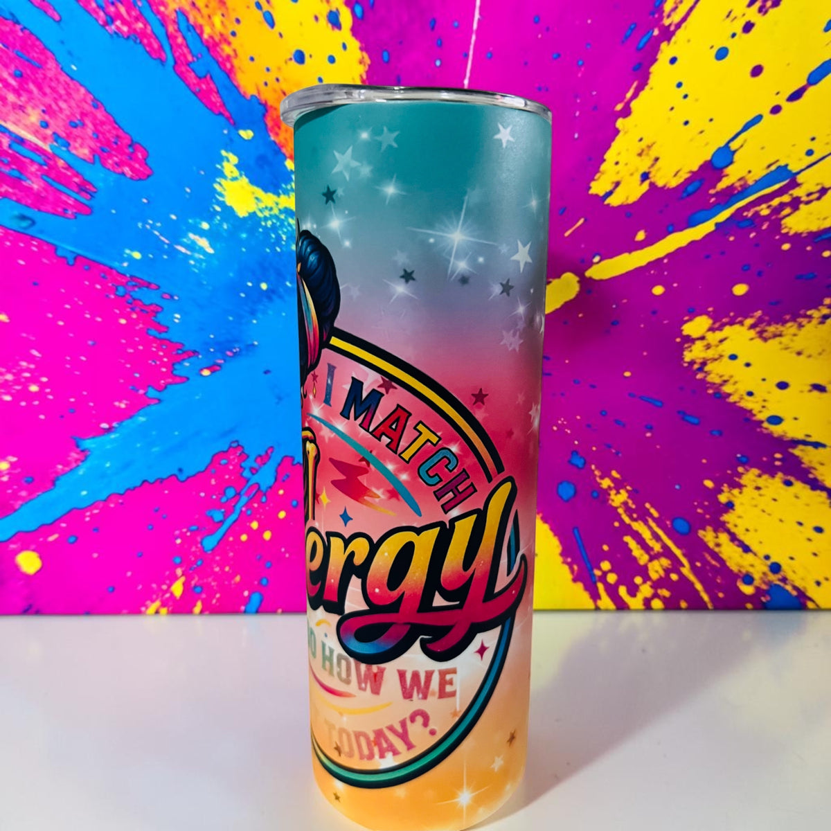 CUSTOM FUNNY PRINT 20OZ TUMBLER