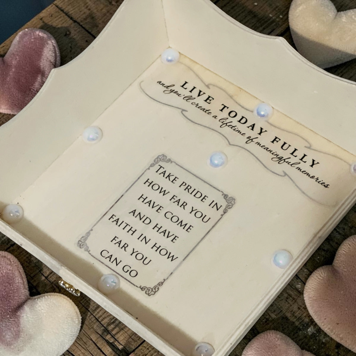 CUSTOM RESIN COVERED MESSAGE TRAY