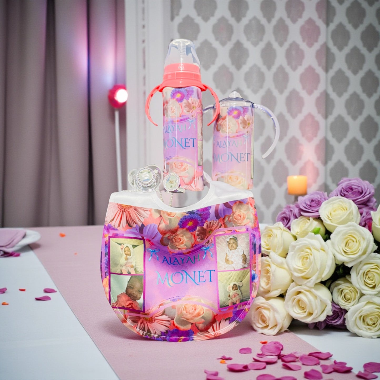 CUSTOM PERSONALIZED BABY ESSENTIALS SET