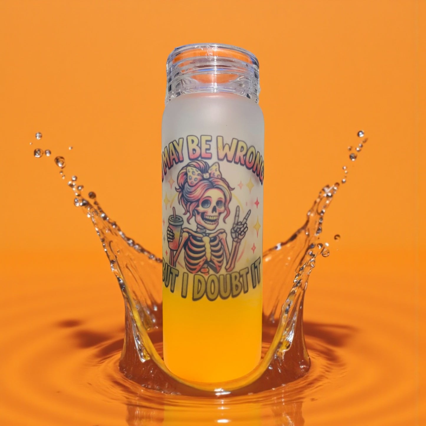 CUSTOM FUNNY PRINT 14OZ BOTTLE