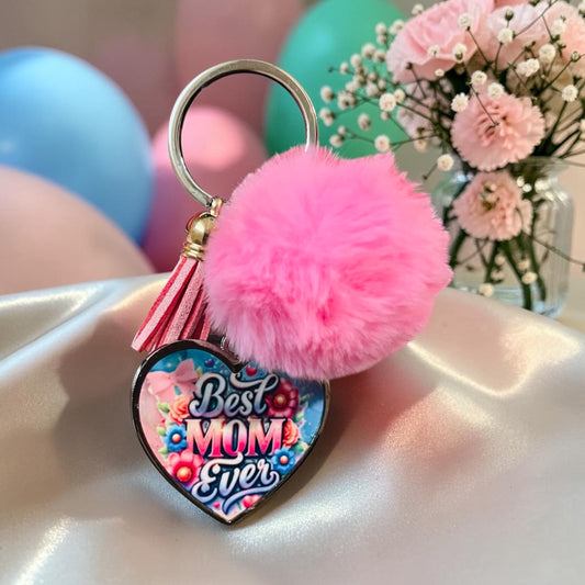 BEST MOM EVER KEYCHAIN
