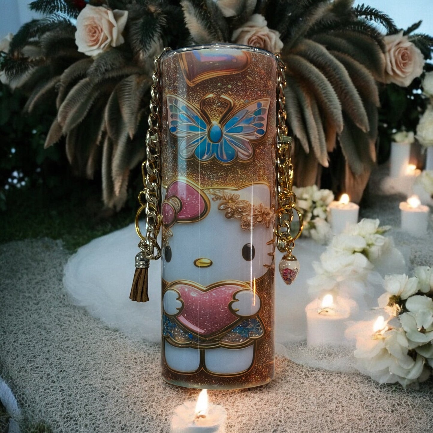 GOLDEN KITTY CUSTOM 20OZ PURSE TUMBLER