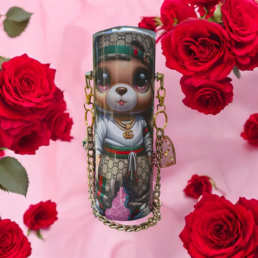 GUCCI BEAR CUSTOM 20OZ PURSE TUMBLER