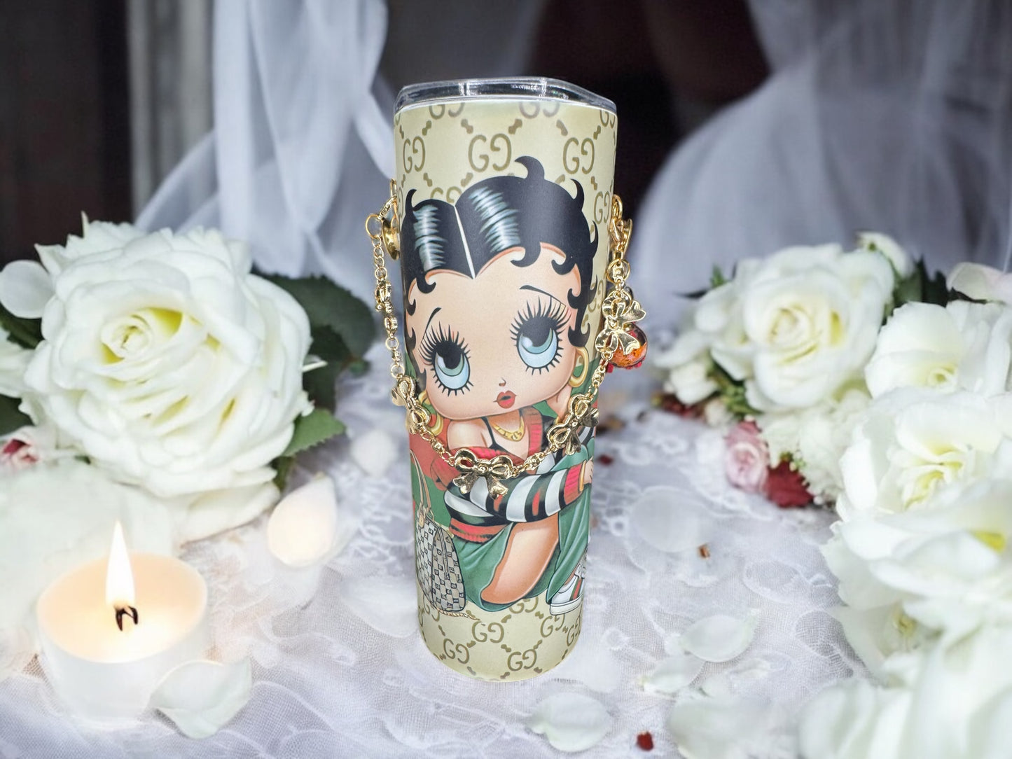 GUCCI BETTY 20OZ CUSTOM PURSE TUMBLER