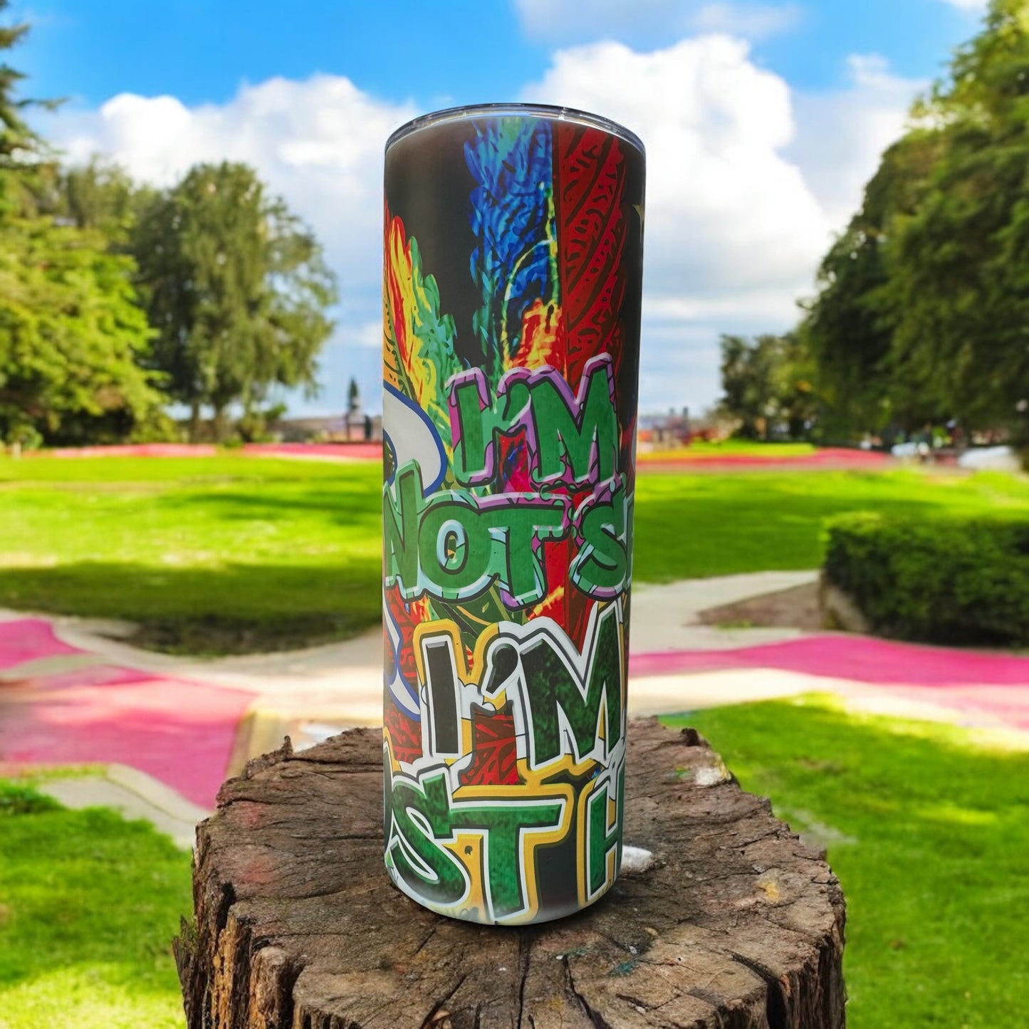 "IM NOT SHY JUST HIGH" CUSOM 20OZ TUBLER