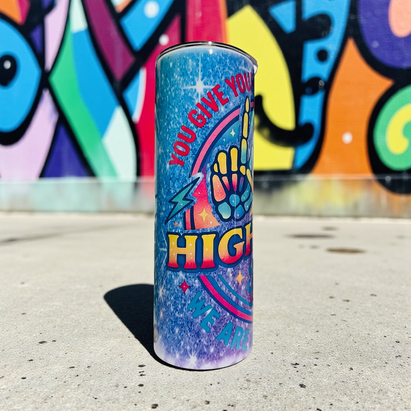 CUSTOM FUNNY PRINT 200Z TUMBLER