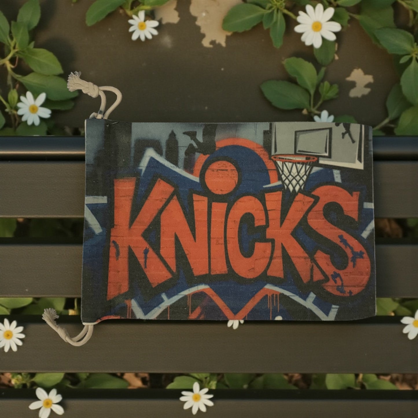 CUSTOM SPORTS OMBRE GLASS CUP AND MATCHING BAG