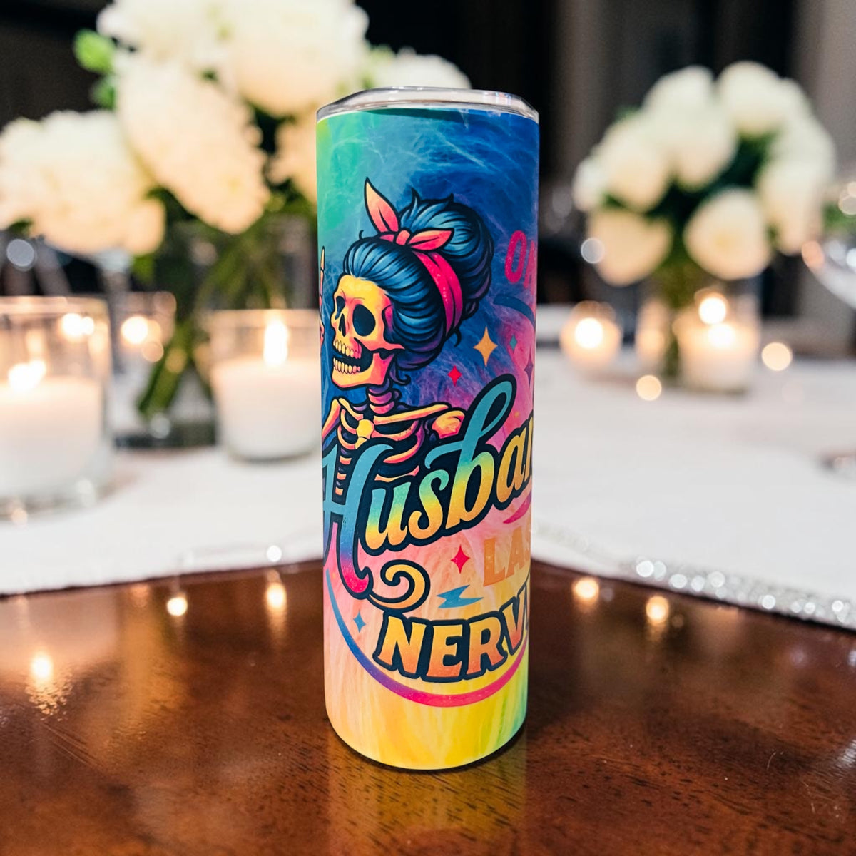 CUSTOM FUNNY MARRAIGE PRINT 20OZ TUMBLER