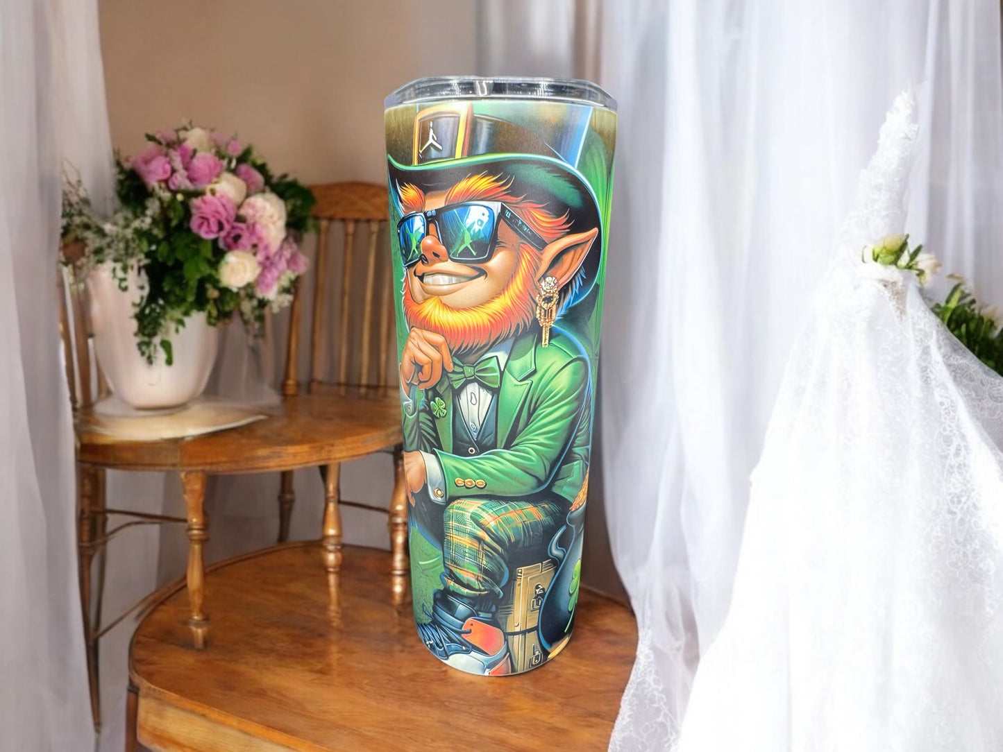 LUCKY LEPRECHAUN CUSTOM 20OZ TUMBLER