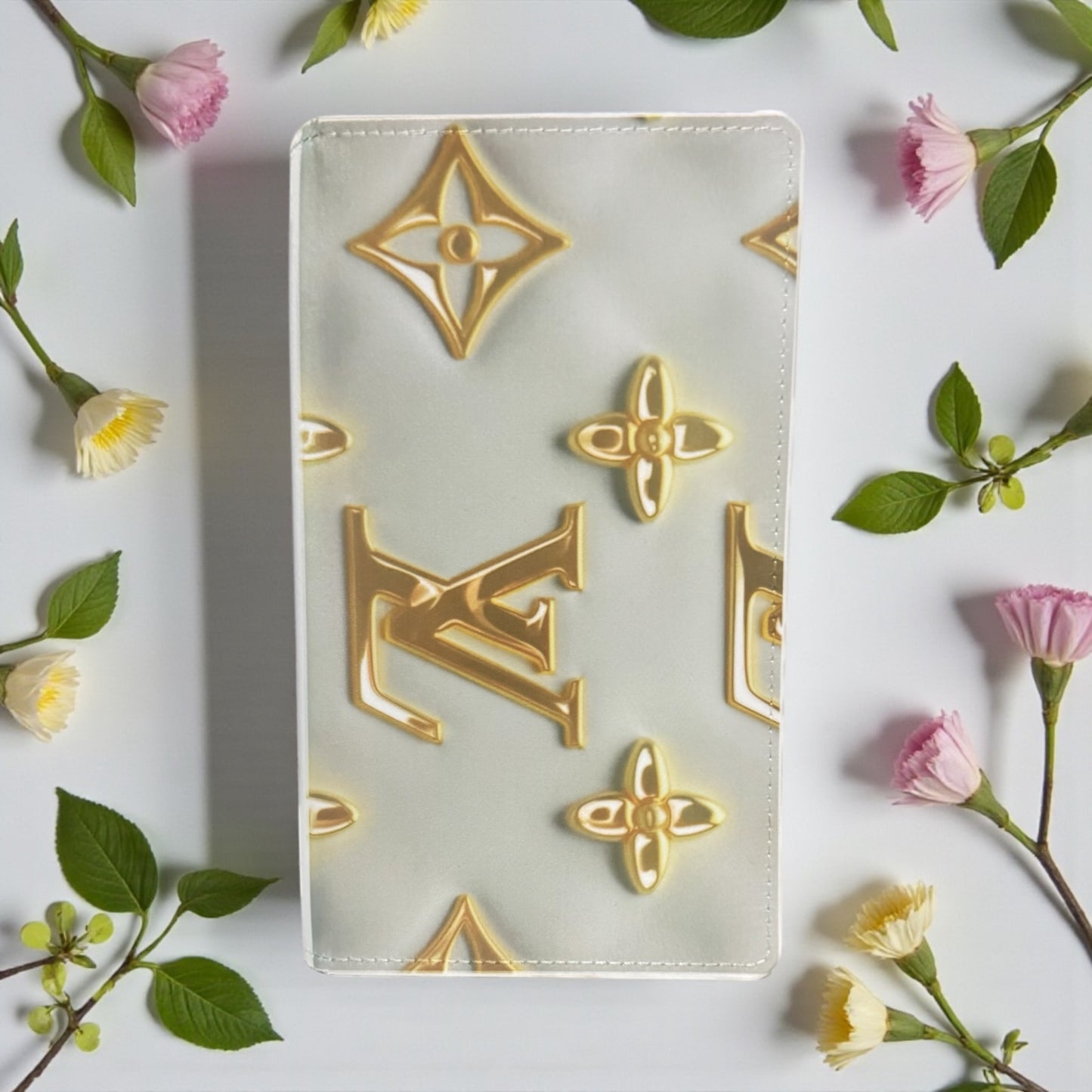 CUSTOM LV PRINT FAUX LEATHER JOURNAL