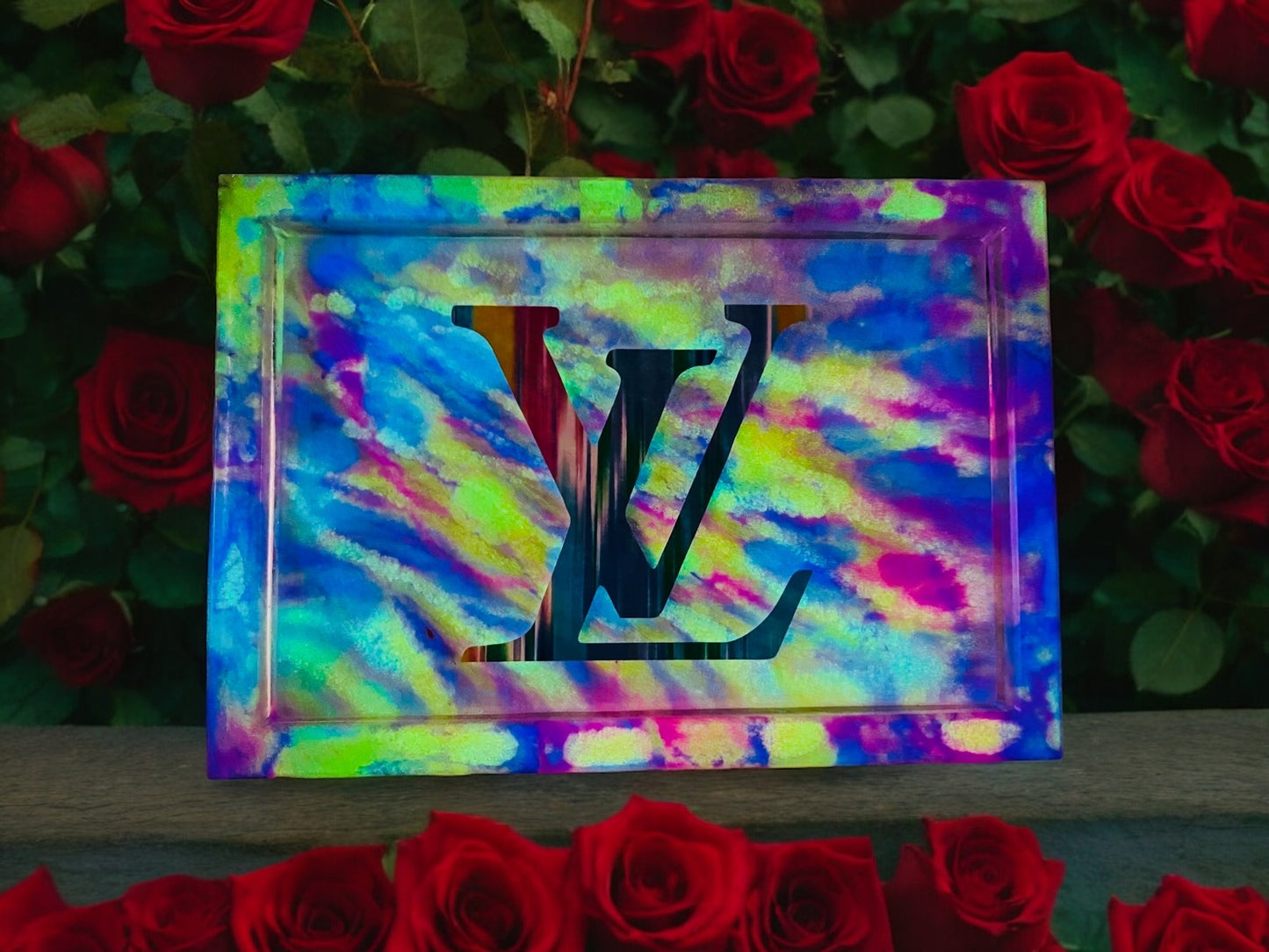 CUSTOM LUXURY BRAND ROLLING TRAY SET