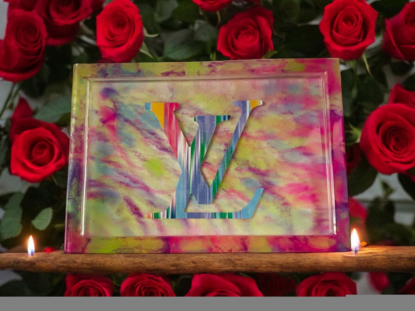 CUSTOM LUXURY BRAND ROLLING TRAY SET