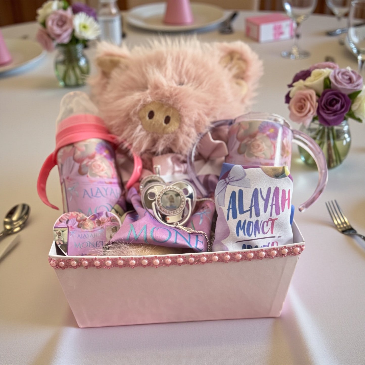 CUSTOM PERSONALIZED BABY ESSENTIALS SET