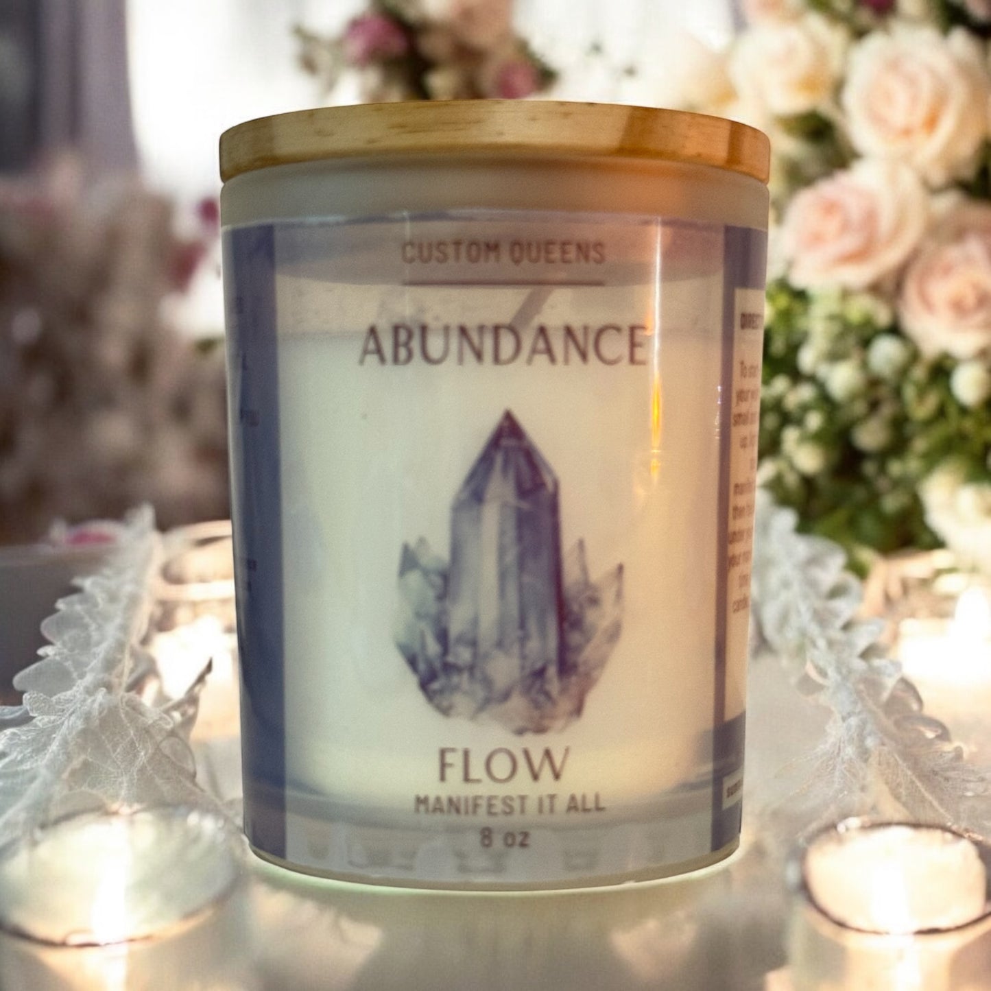 CUSTOM MADE SCENTED MANIFESTATION CANDLES