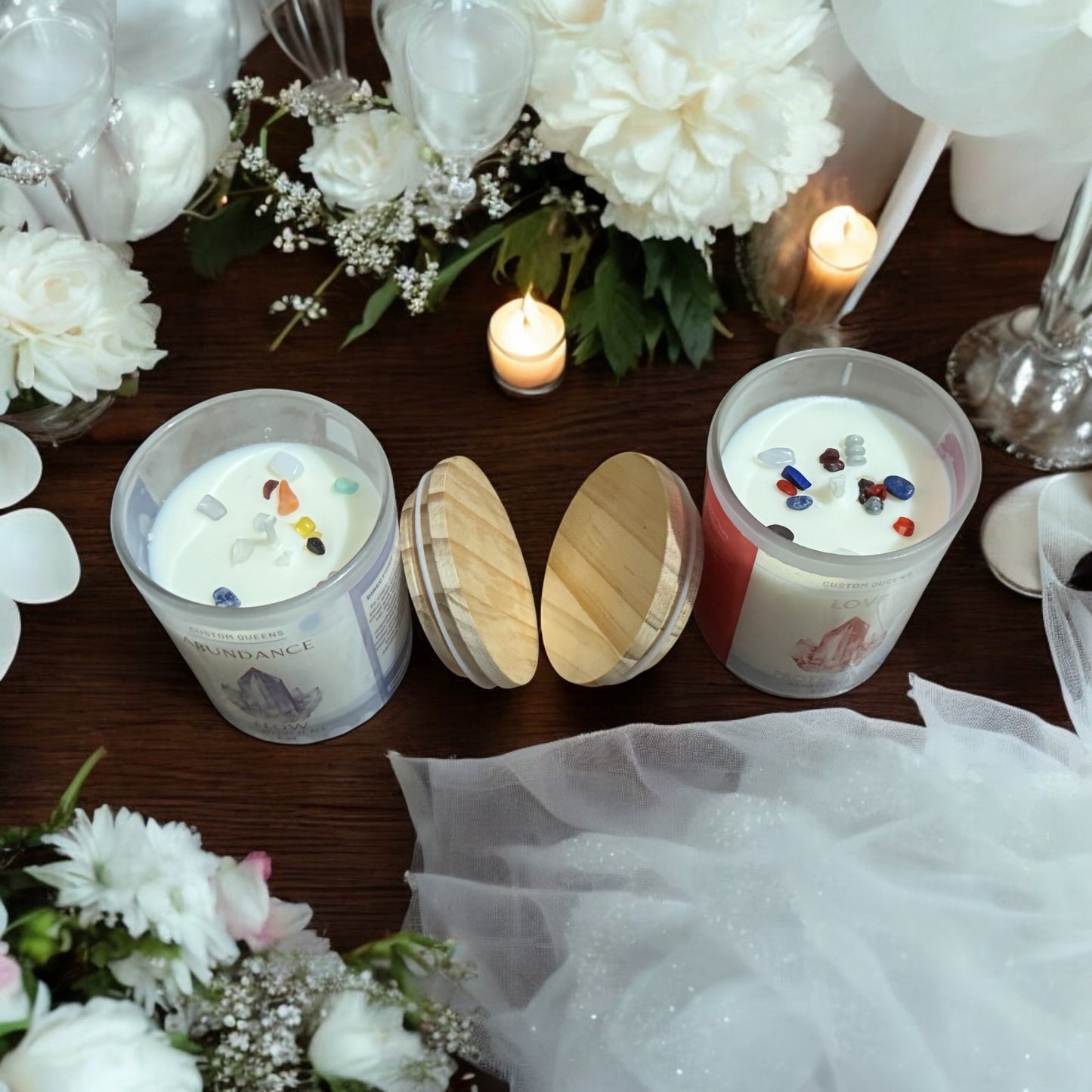 CUSTOM MADE SCENTED MANIFESTATION CANDLES