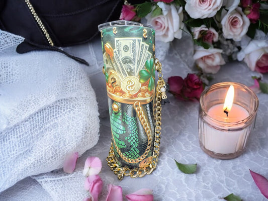 MANIFEST MONEY 20OZ CUSTOM PURSE TUMBLER