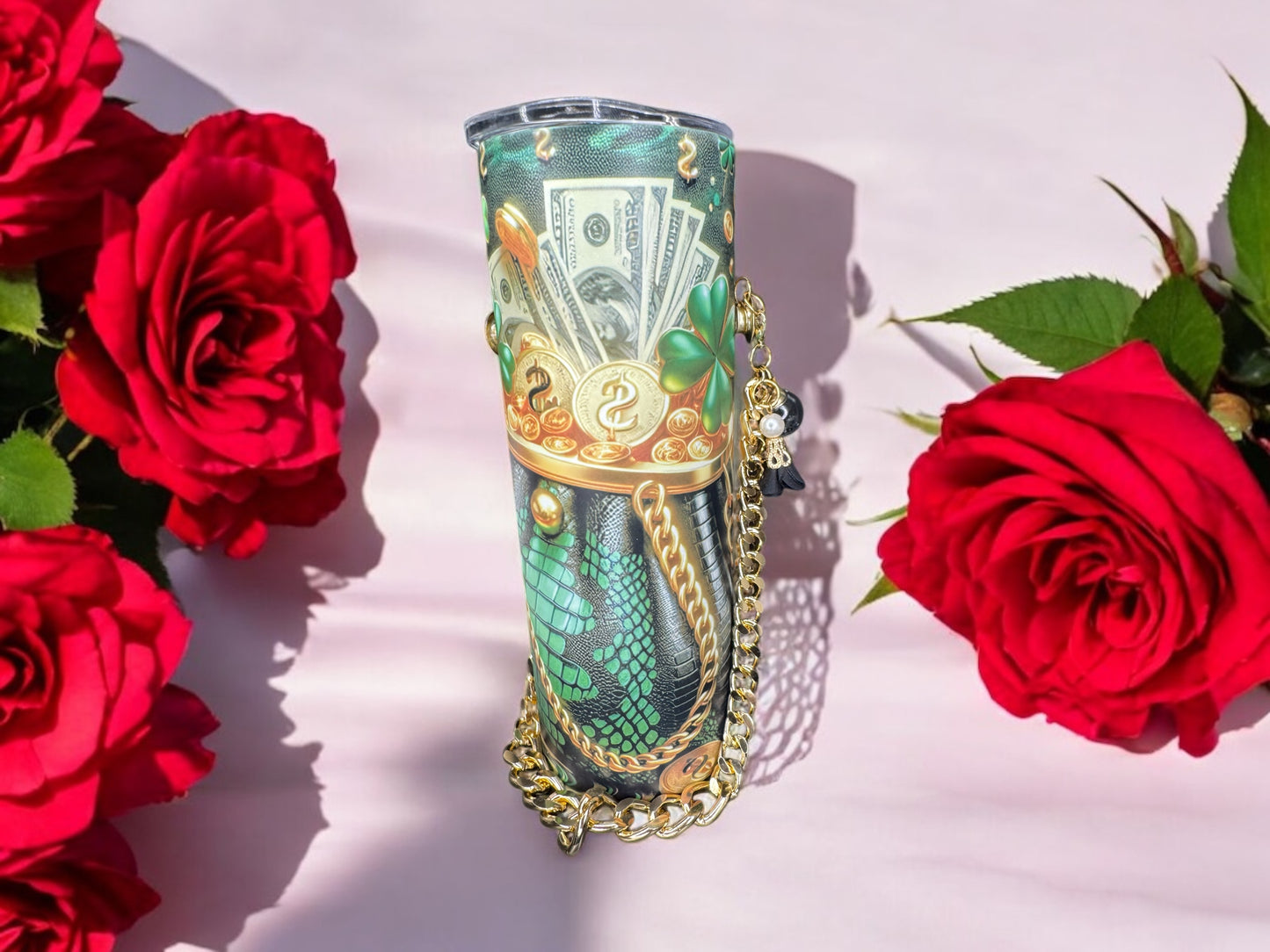 MANIFEST MONEY 20OZ CUSTOM PURSE TUMBLER