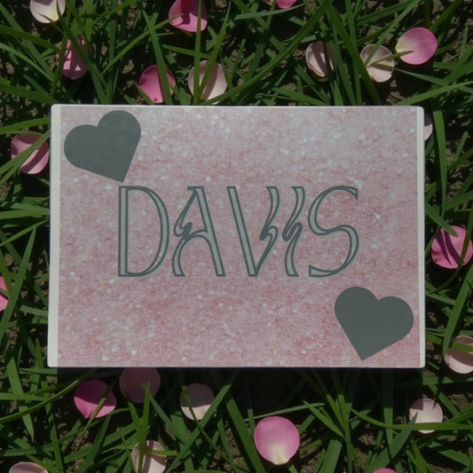 CUSTOM PERSONALIZED TEMPERED GLASS CUTTING BOARD