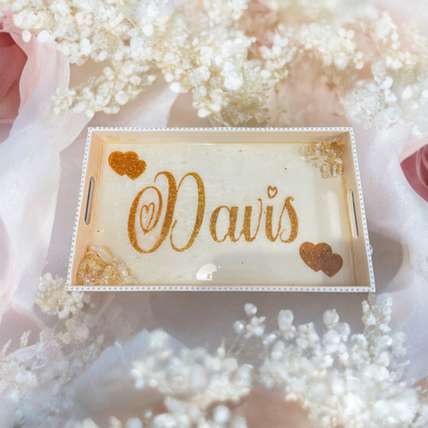 CUSTOM PERSONALIZED WOOD SERVING TRAY